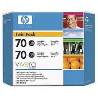 HP photo black inkoust, No.70, CB340A