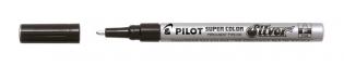Popisovač Pilot Super Color - stříbrná / F / 1 mm Popisovač Pilot Super Color - stříbrná / F / 1 mm