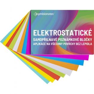 Poznámkové bločky elektrostatické Symbionotes 190x100 mm žluté