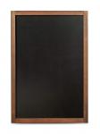 Černá tabule na křídy v dřevěném rámu 47x79 cm