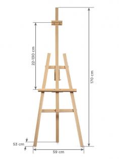 Dřevěný stojan na tabule CLASSIC