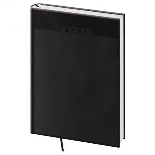 Diář PRINT CLASSIC A5 - denní / černá