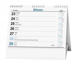 Kalendář stolní pracovní - Kapitán / BSB7