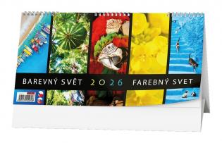Kalendář stolní - Barevný svět / BSH6