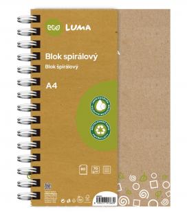 Blok kroužkový ECO LUMA - A4 / linka Blok kroužkový ECO LUMA - A4 / linka