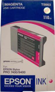 Epson purpurový (magenta) inkoust, T566300 Epson purpurový (magenta) inkoust, T566300