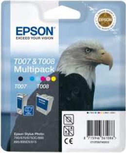Epson sada inkoustů (black+color), T007403 Epson sada inkoustů (black+color), T007403