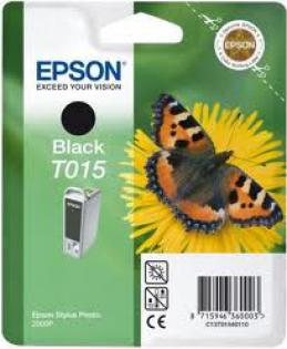 Epson černý (black) inkoust, T015401 Epson černý (black) inkoust, T015401