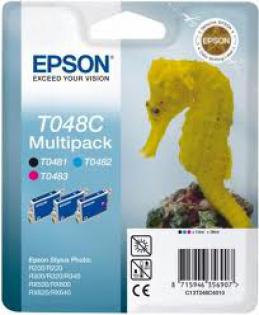 Epson sada inkoustů (bk,c,m) ,T048C40