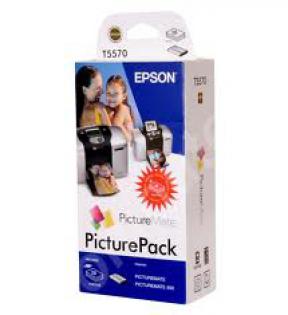 Epson sada inkoustů + fotopapír, T557040BH