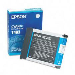 Epson azurový (cyan) inkoust, T483011