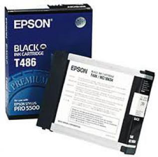 Epson černý (black) inkoust, T486011 Epson černý (black) inkoust, T486011