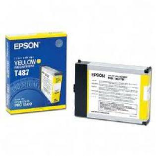 Epson žlutý (yellow) inkoust, T487011