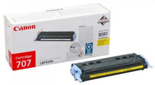 Canon žlutý (yellow) toner, CRG-707Y Canon žlutý (yellow) toner, CRG-707Y