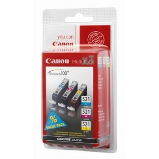 Canon sada inkoustů, CLI-521CMY Canon sada inkoustů, CLI-521CMY