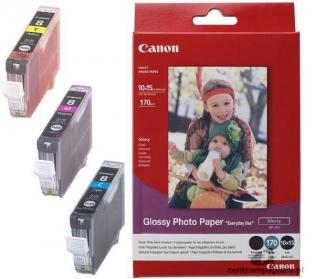 Canon sada inkoustů + fotopapír, CLI-8CMYP Canon sada inkoustů + fotopapír, CLI-8CMYP