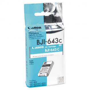 Canon azurový (cyan) inkoust, BJI-643C Canon azurový (cyan) inkoust, BJI-643C