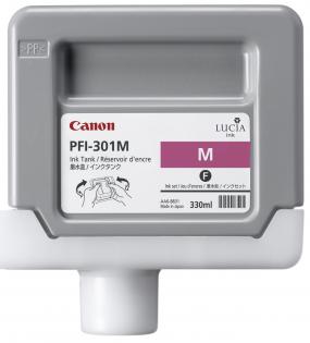 Canon purpurový (magenta) inkoust, PFI-301M