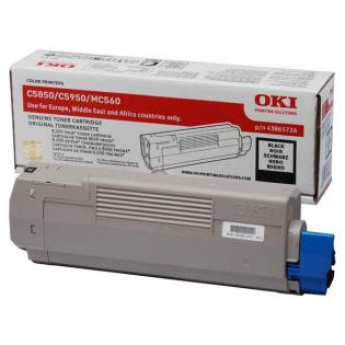OKI černý (black) toner, C5850-BK OKI černý (black) toner, C5850-BK