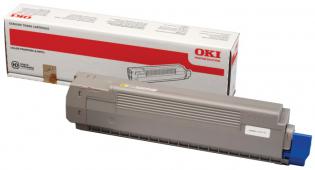OKI žlutý (yellow) toner, C801-Y OKI žlutý (yellow) toner, C801-Y