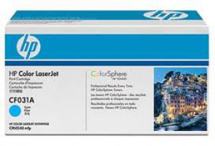 HP azurový (cyan) toner, CF031A HP azurový (cyan) toner, CF031A