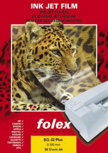 Folex BG-32.5 Plus, čirá fólie A4+senzor. proužek