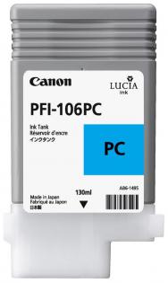 Canon foto azurový (photo cyan) inkoust, PFI-106PC Canon foto azurový (photo cyan) inkoust, PFI-106PC